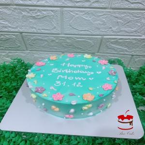 Bánh Kem Hoa Nhỏ Màu Xanh - MB7