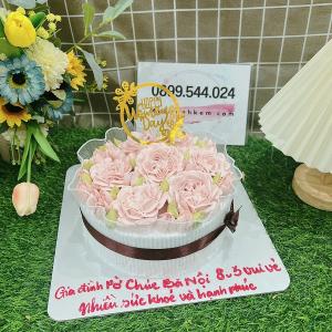 Bánh Kem Hoa Tặng Bà - MK78