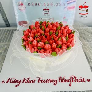 Bánh Kem Hoa Tulip Tặng Khai Trương - NB05