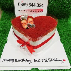 Bánh Sinh Nhật Tạo Hình 3D Màu Đỏ Đẹp - MA89