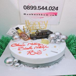 Mẫu Bánh Chai Rượu Tiền Đô - MB97