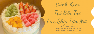 Tiệm Bánh Sinh Nhật Tại Bến Tre - Giao Nhanh