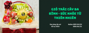 Giỏ Trái Cây Ba Đình - Sức Khỏe Từ Thiên Nhiên