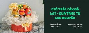 Giỏ Trái Cây Đà Lạt - Quà Tặng Từ Cao Nguyên