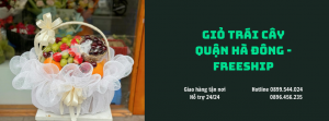 Giỏ Trái Cây Quận Hà Đông - Freeship