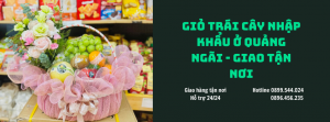 Giỏ Trái Cây Nhập Khẩu Ở Quảng Ngãi - Giao Tận Nơi