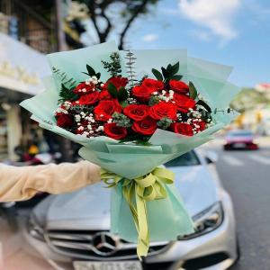 Bó Hoa Hồng Đỏ Đẹp - NH25