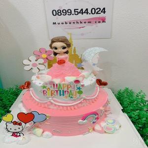 Bánh Kem 2 Tầng Chủ Đề Công Chúa Bella - MB86