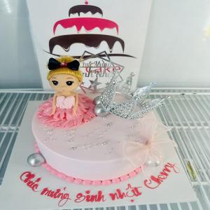 Bánh Kem Công Chúa Màu Hồng  - MK55