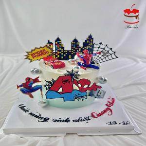 Bánh Kem Decor Siêu Nhân Và Xe - NB57