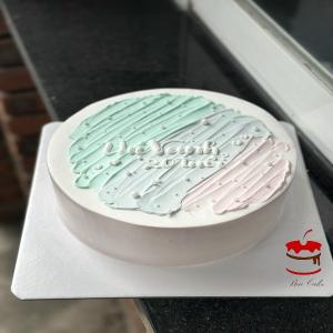 Bánh Kem Nhỏ Phệt 2 Màu Xanh Hồng - MC75