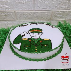 Bánh Kem Tạo Hình Công An - MB41