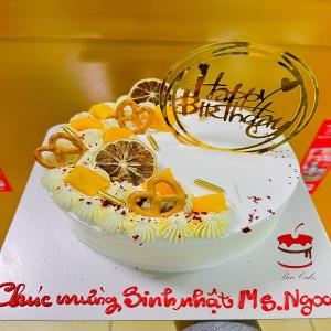 Bánh Kem Trang Trí Xoài Đơn Giản - MB5